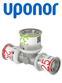 Uponor S-Press PLUS T-Stück reduziert 25-32-25 1070579