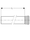 Geberit Silent-PP Rohr mit Muffe d160x5,2 Länge 200