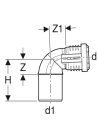 Silent-PP Bogen 87,5 Grad reduziert d40/50