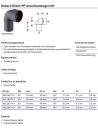 Silent-PP Anschlussbogen 90 Grad d90