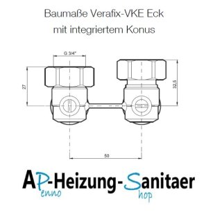 Buderus Zweirohr-Hahnblock für Ventilheizkörper, Eckform, 3/4 x 3/4 -  Heizung und Solar zu Discountpreisen